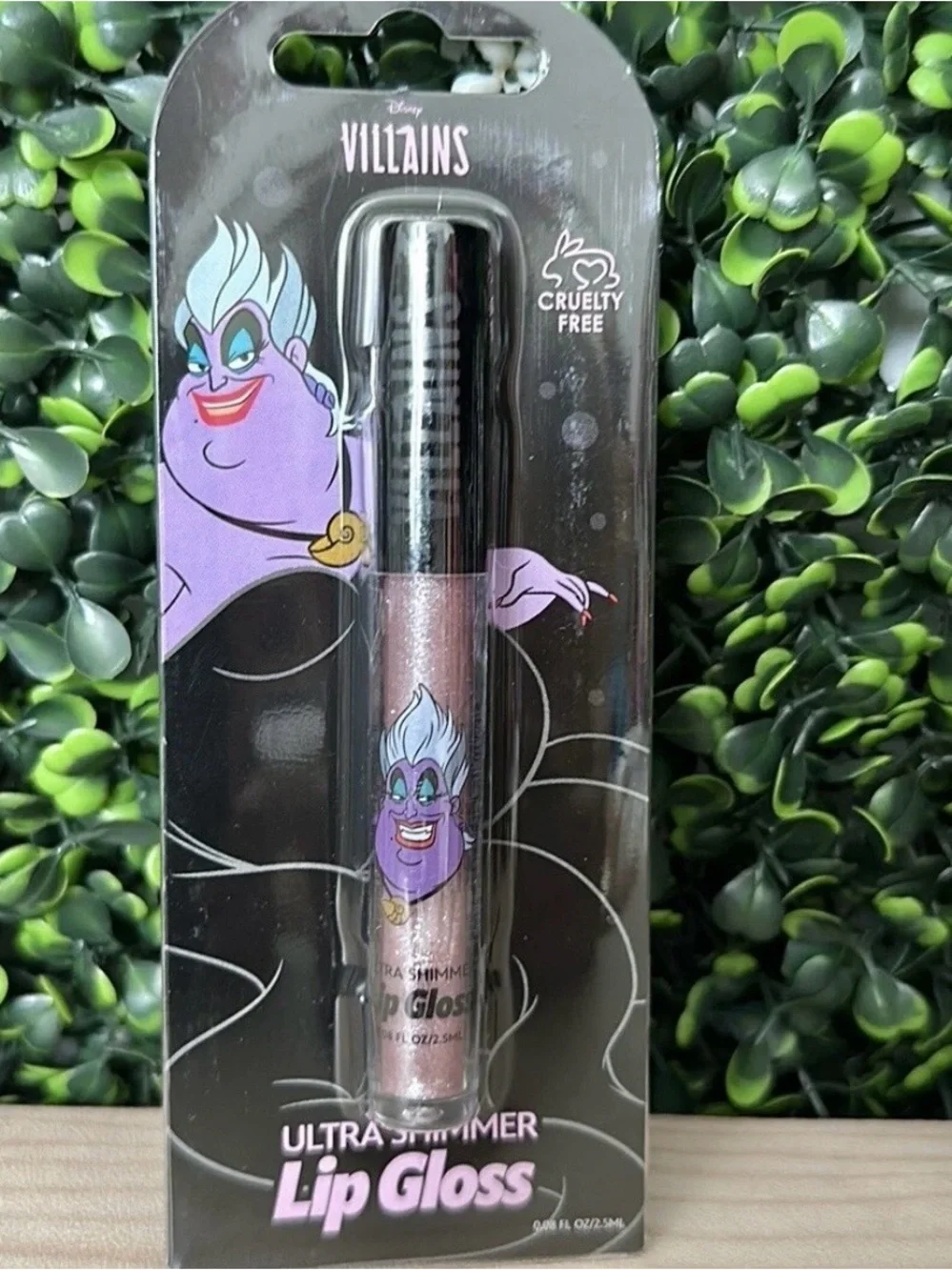 Disney Villains Ursula Shimmer Lip Gloss - Pink